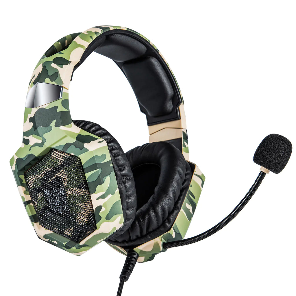 ONIKUMA K8 Camouflage Gaming Headset (Wired)